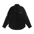 Exclusive 2025SS Long-Sleeve Shirt Shirt — Black — Size S — Front View