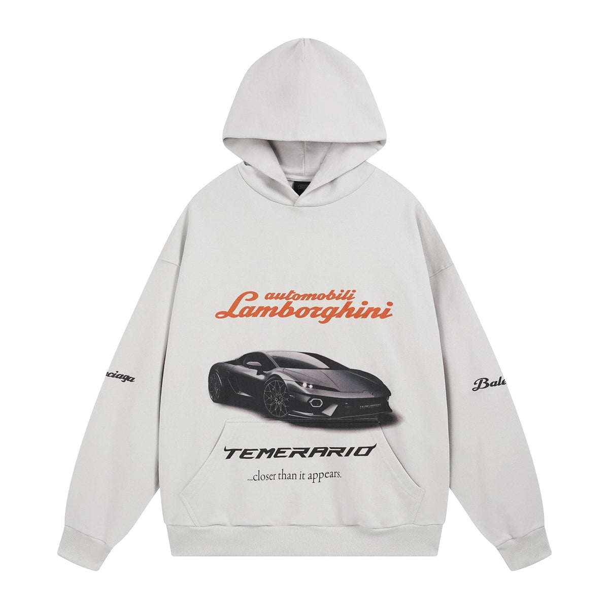 Exclusive Balenciaga  New Print Couples Hoodie — XS — Front View