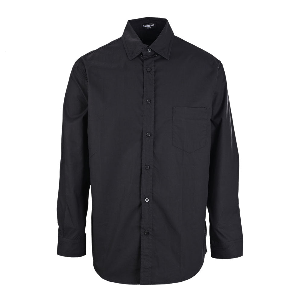 Exclusive Balenciaga Plaid Long-Sleeve Shirt — S — Front View