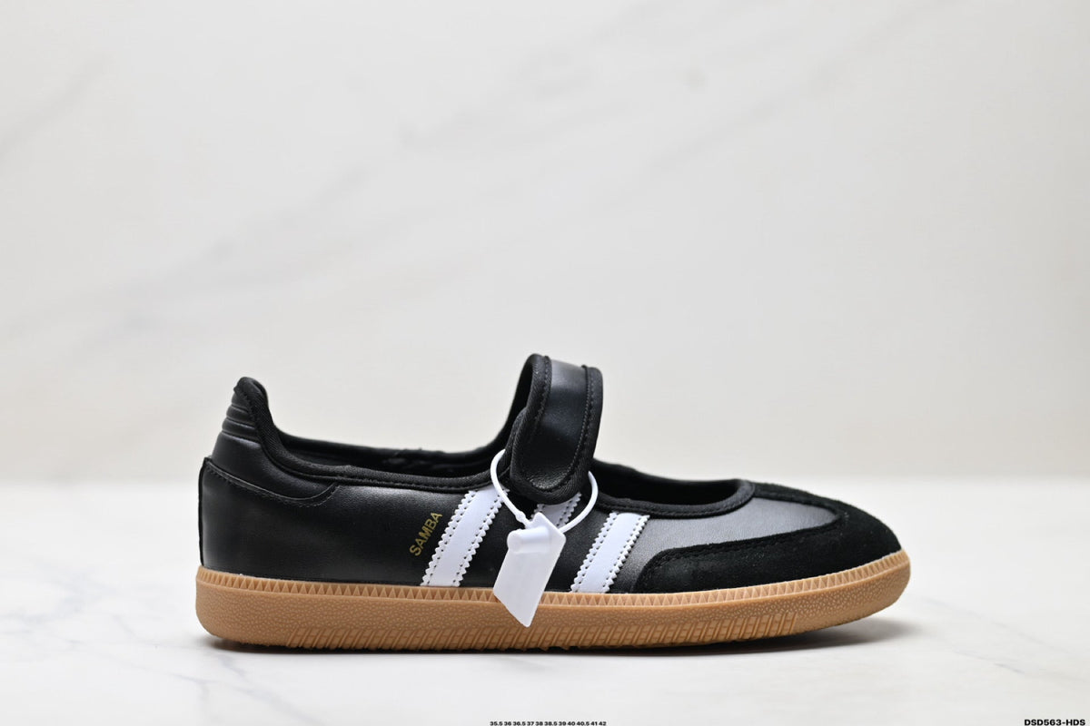 Exclusive Adidas Mary Jane Slip-On Sneakers — Style 1 — Size EU 35.5 / US M3.5 / W5 / 22.5CM — Lifestyle View