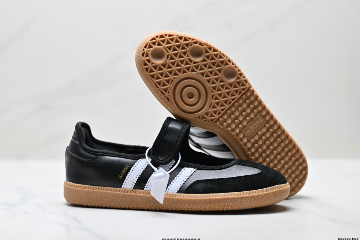 Exclusive Adidas Mary Jane Slip-On Sneakers — Style 1 — Size EU 35.5 / US M3.5 / W5 / 22.5CM — Detail View