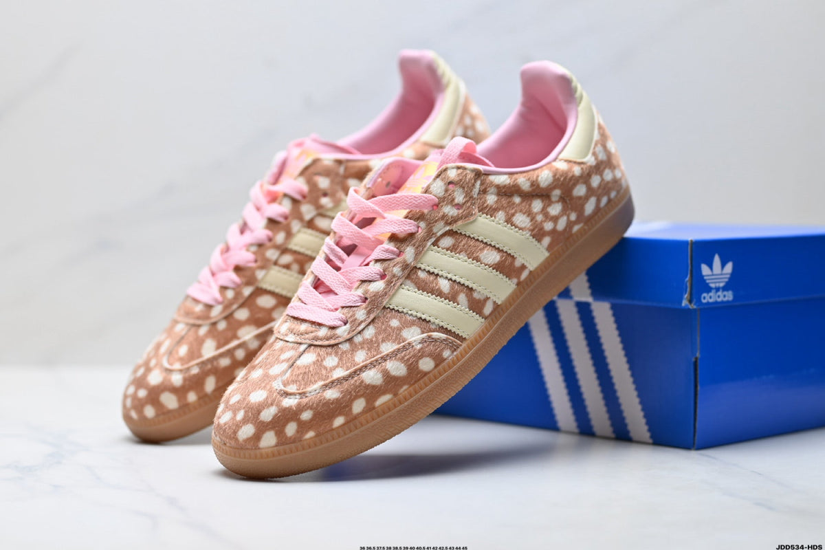 Exclusive Adidas Samba Low-Top Casual Sneakers — Style 1 — Size EU 36 / US M4 / W5.5 / 23CM — Detail View