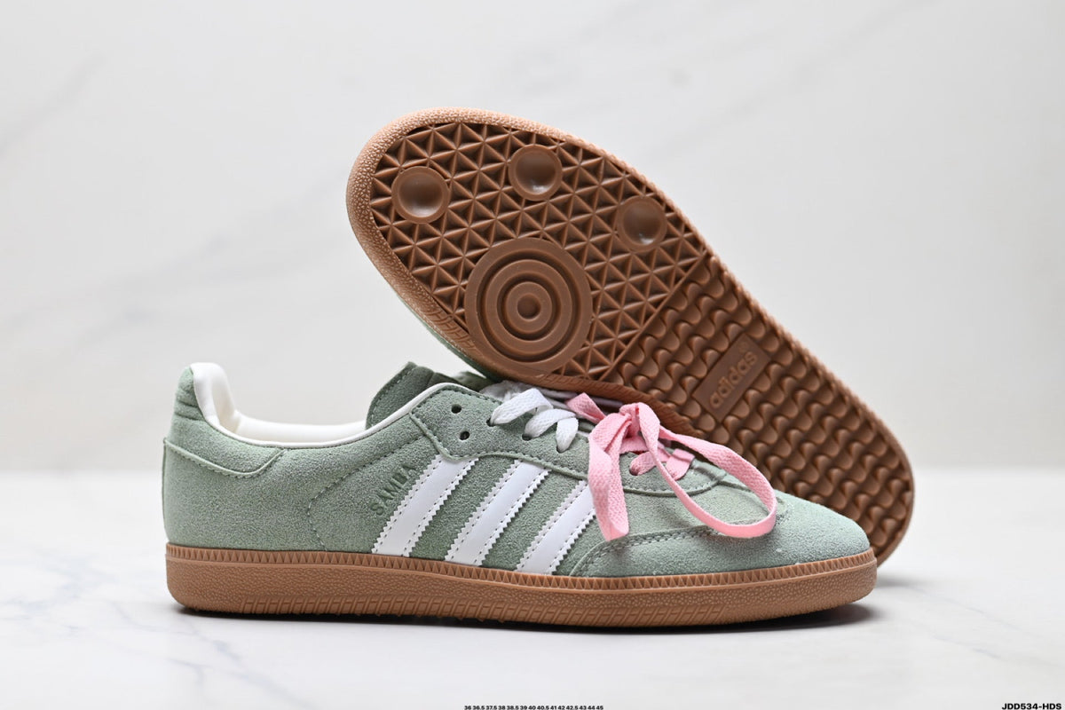 Exclusive Adidas Samba Low-Top Casual Sneakers — Style 1 — Size EU 36 / US M4 / W5.5 / 23CM — Back View