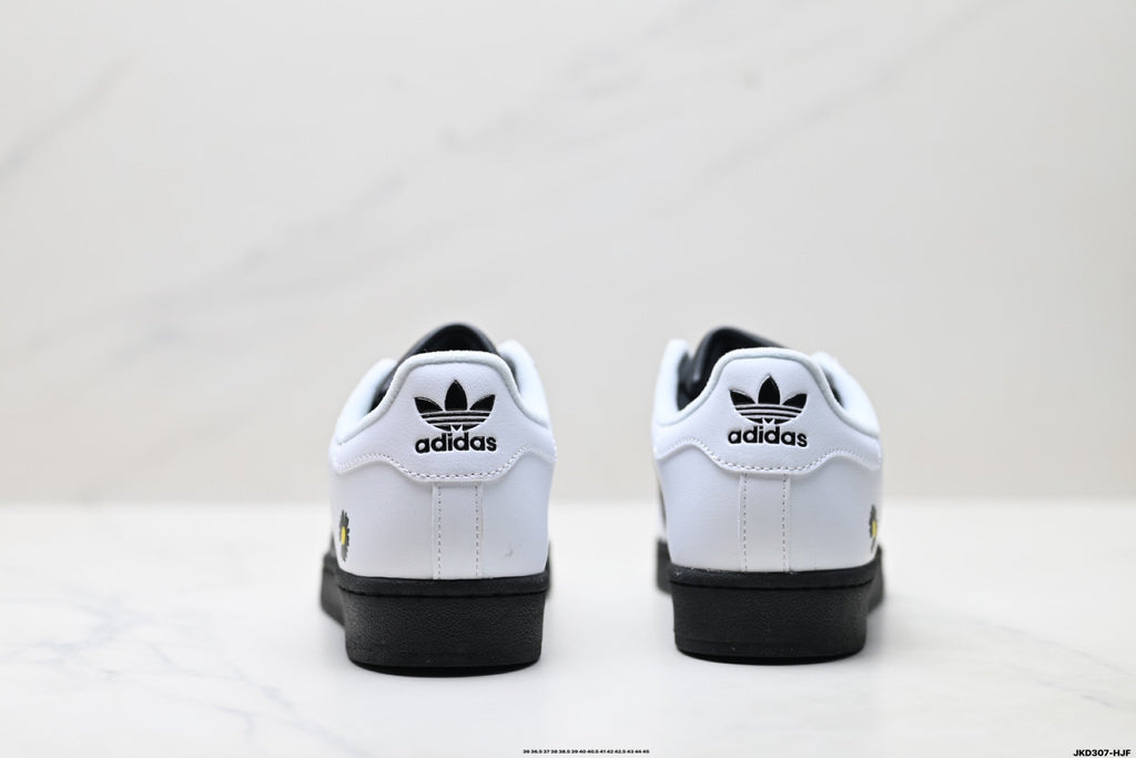Exclusive Adidas  Classic Black & White Superstar Sneakers — EU 36 / US M4 / W5.5 / 23CM — Alternate View 9