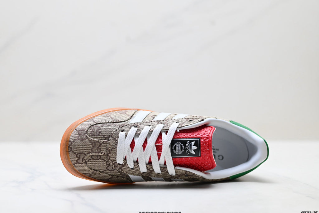 Exclusive Adidas Originals Samba GG Monogram Brown Sneakers — EU 36 / US M4 / W5.5 / 23CM — Alternate View 7