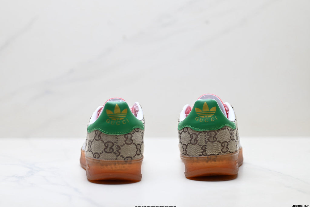 Exclusive Adidas Originals Samba GG Monogram Brown Sneakers — EU 36 / US M4 / W5.5 / 23CM — Alternate View 9