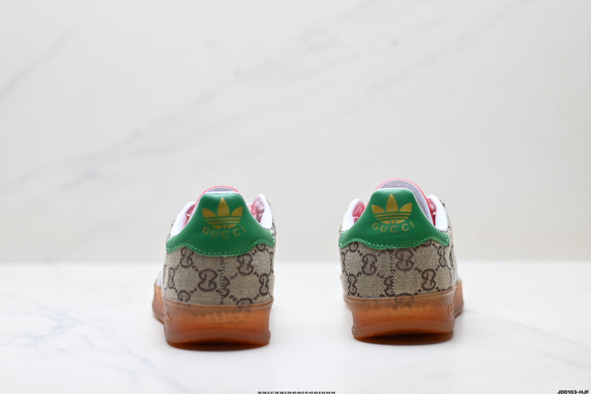 Exclusive Adidas Originals Samba GG Monogram Brown Sneakers — EU 36 / US M4 / W5.5 / 23CM — Alternate View 9