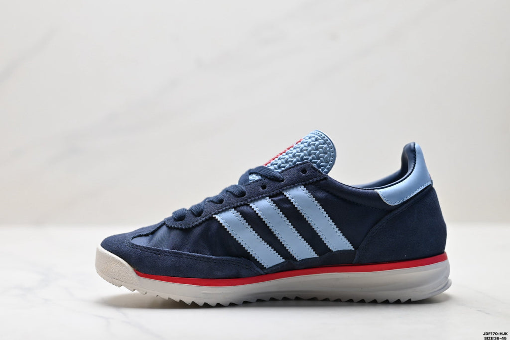 Exclusive Adidas SL 72 Navy Blue Retro Sneakers — EU 36 / US M4 / W5.5 / 23CM — Alternate View 8