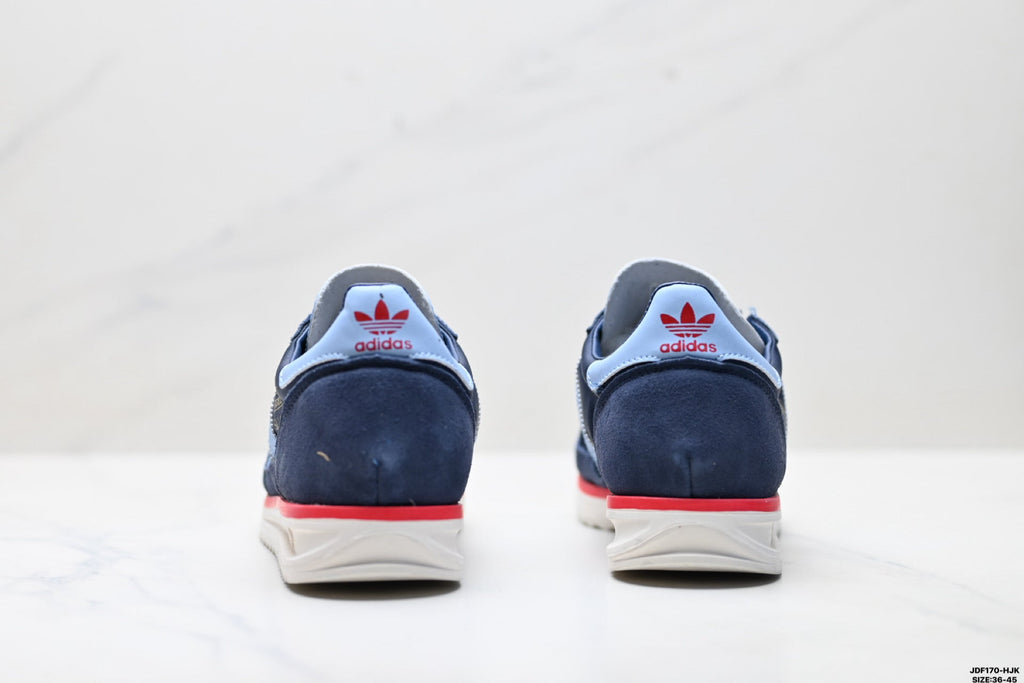 Exclusive Adidas SL 72 Navy Blue Retro Sneakers — EU 36 / US M4 / W5.5 / 23CM — Alternate View 9