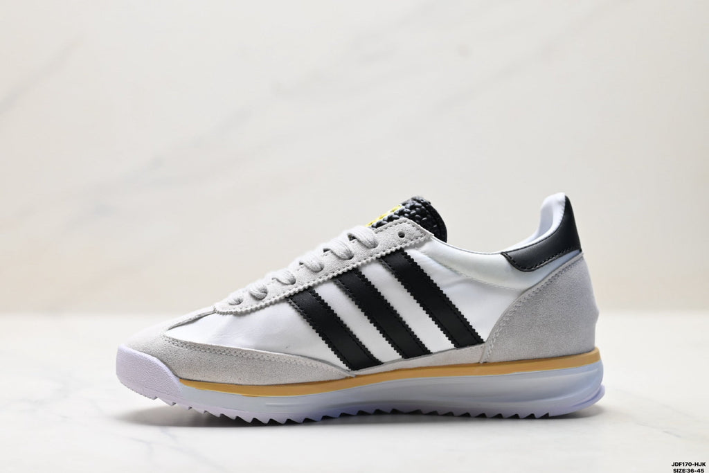 Exclusive Adidas SL 72 White Black Retro Sneakers — EU 36 / US M4 / W5.5 / 23CM — Alternate View 8