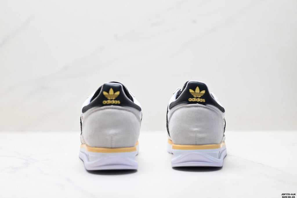 Exclusive Adidas SL 72 White Black Retro Sneakers — EU 36 / US M4 / W5.5 / 23CM — Alternate View 9