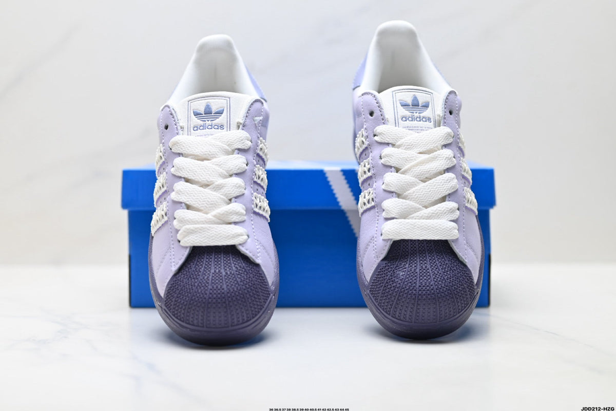 Exclusive Adidas Superstar Sneakers — EU 36 / US M4 / W5.5 / 23CM — Detail View
