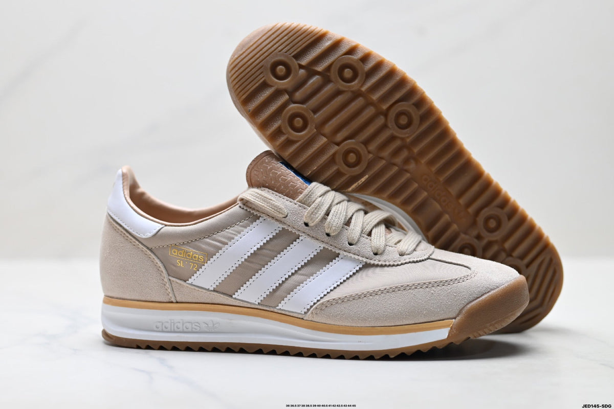 Exclusive Adidas SL 72 RS Retro Lifestyle Sneakers — EU 36 / US M4 / W5.5 / 23CM — Back View