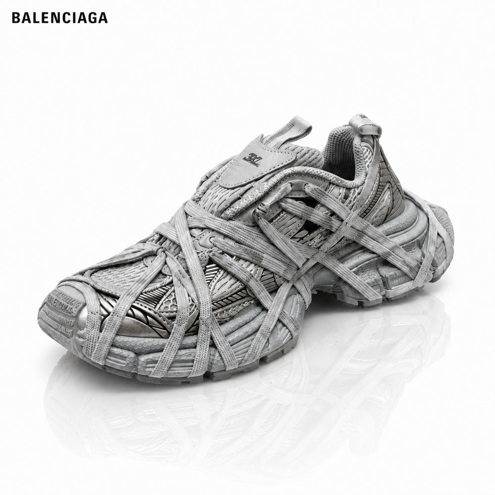 Exclusive Balenciaga Distressed Vintage Couple's Style Shoe — Style 1 — Size 36 — Front View