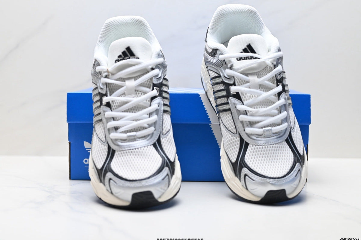 Exclusive Adidas K81801550 Unisex Running Shoes #12 — White/Grey/Red — Size EU 36 / US M4 / W5.5 / 23CM — Alternate View 8