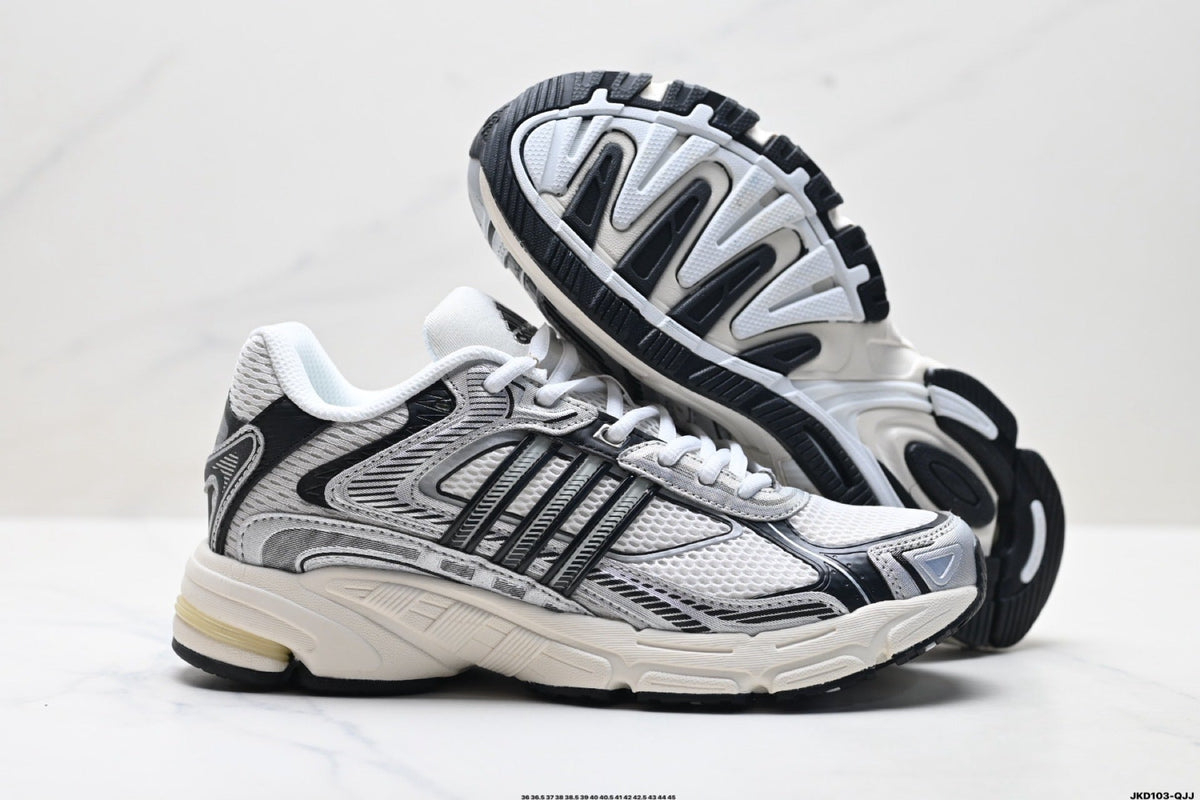 Exclusive Adidas K81801550 Unisex Running Shoes #12 — White/Grey/Red — Size EU 36 / US M4 / W5.5 / 23CM — Alternate View 10
