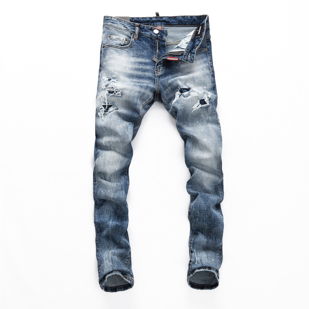 Exclusive dsquared2  Ink splash 2024ss Jeans — 28 — Side View