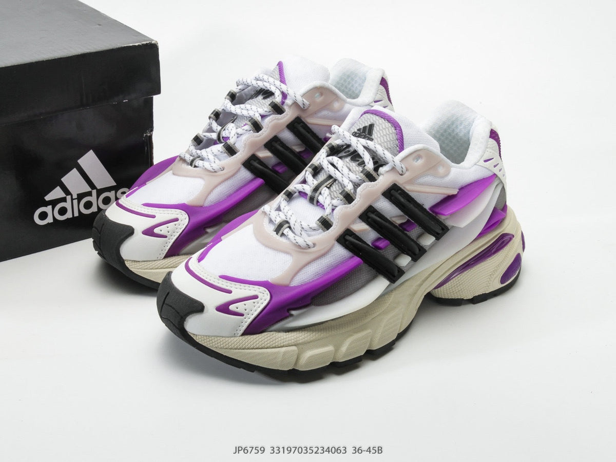 Exclusive Adidas KK01650 Unisex Dad Sneakers — White/Blue/Black — Size EU 36 / US M4 / W5.5 / 23CM — Alternate View 9