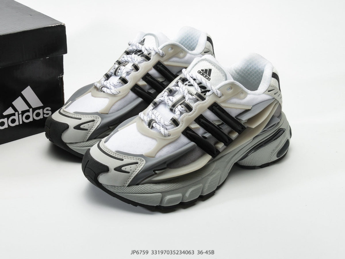 Exclusive Adidas KK01650 Unisex Dad Sneakers — White/Blue/Black — Size EU 36 / US M4 / W5.5 / 23CM — Alternate View 17