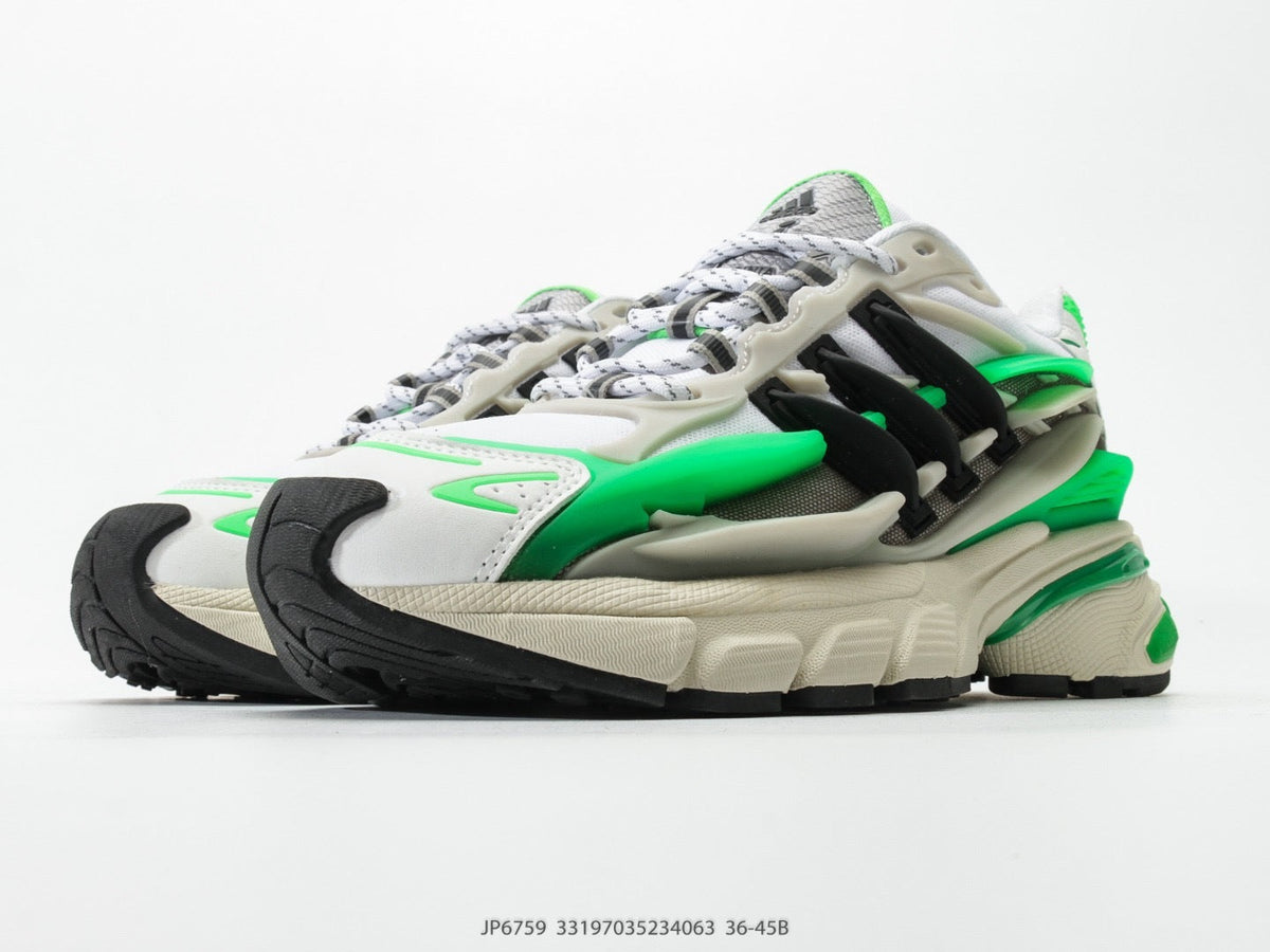 Exclusive Adidas KK01650 Unisex Dad Sneakers — White/Blue/Black — Size EU 36 / US M4 / W5.5 / 23CM — Alternate View 26