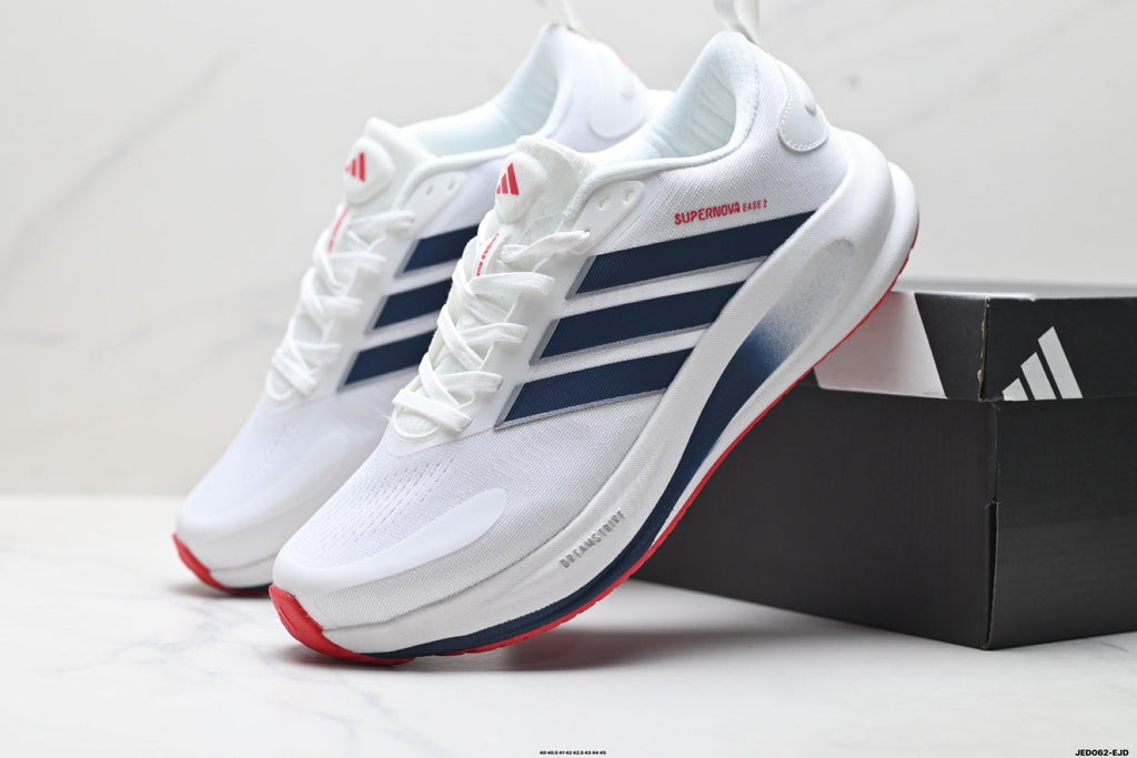 Exclusive Adidas K81801550 Men's Running Shoes #7 — Black/Red — Size EU 40 / US M7 / W8.5 / 25CM — Alternate View 7