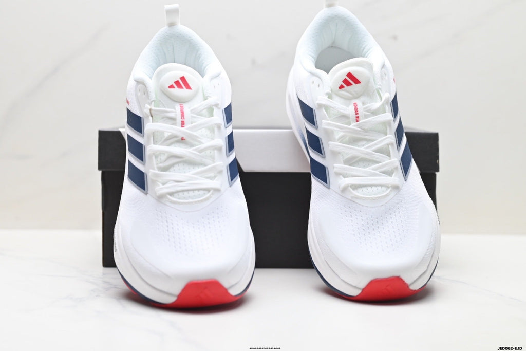 Exclusive Adidas K81801550 Men's Running Shoes #7 — Black/Red — Size EU 40 / US M7 / W8.5 / 25CM — Alternate View 8