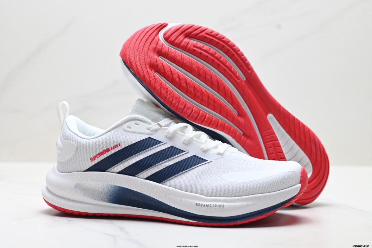 Exclusive Adidas K81801550 Men's Running Shoes #7 — Black/Red — Size EU 40 / US M7 / W8.5 / 25CM — Alternate View 10