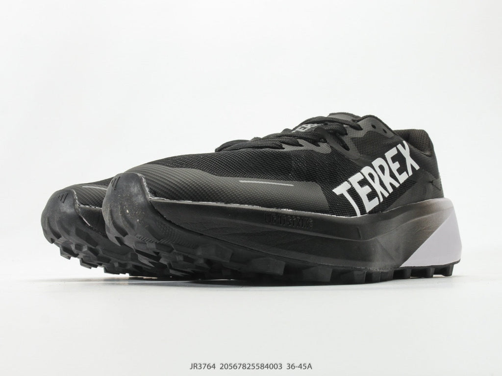 Exclusive Adidas FF8801450 Unisex Running Shoes — Black — Size EU 36 / US M4 / W5.5 / 23CM — Side View