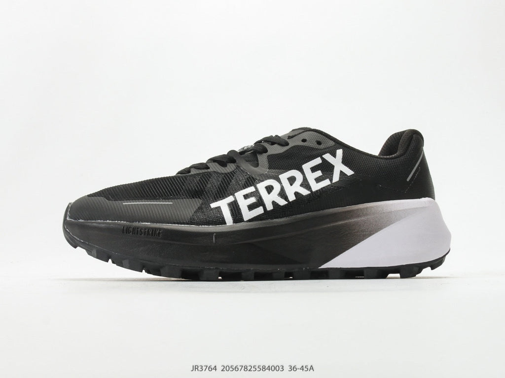 Exclusive Adidas FF8801450 Unisex Running Shoes — Black — Size EU 36 / US M4 / W5.5 / 23CM — Top View