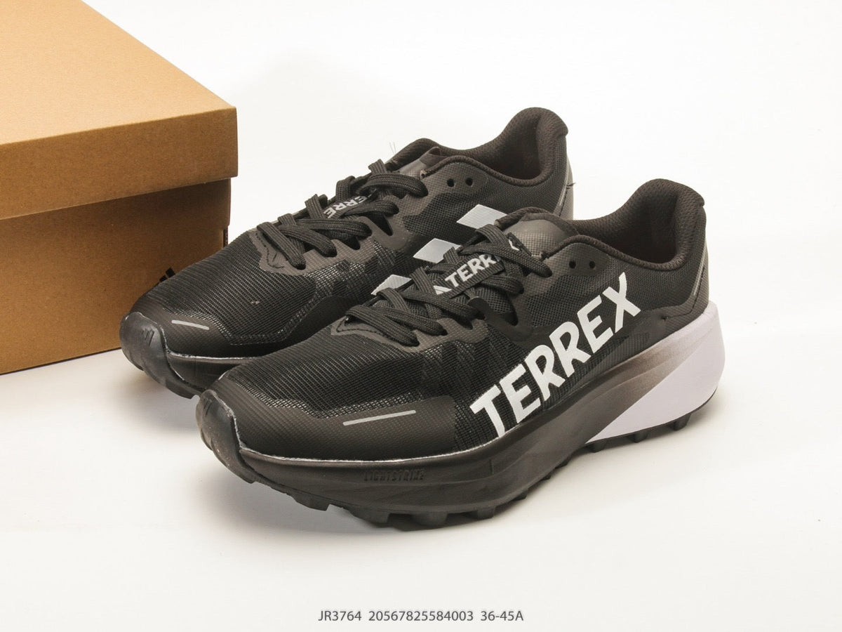 Exclusive Adidas FF8801450 Unisex Running Shoes — Black — Size EU 36 / US M4 / W5.5 / 23CM — Detail View