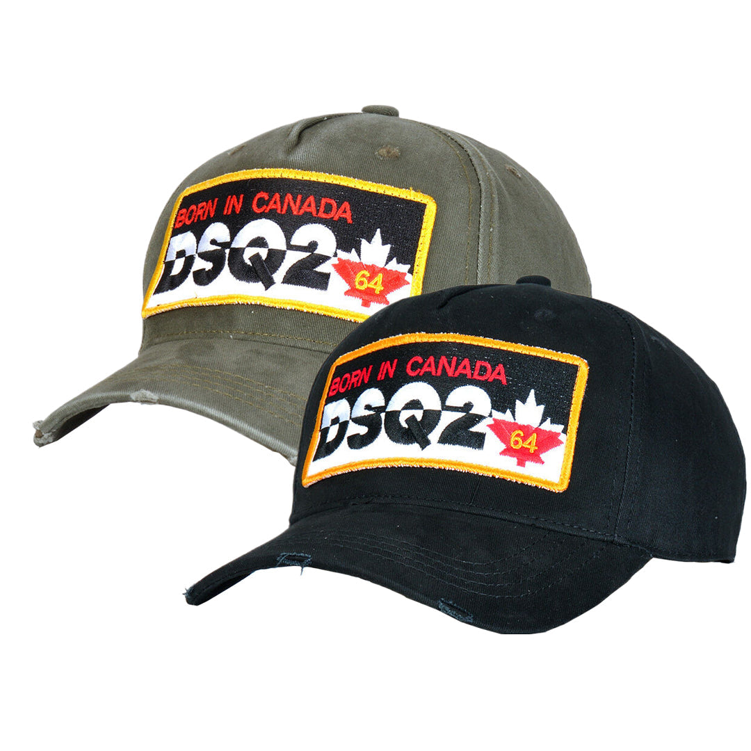 Exclusive dsquared2 2026 Man Hat — Black — Front View