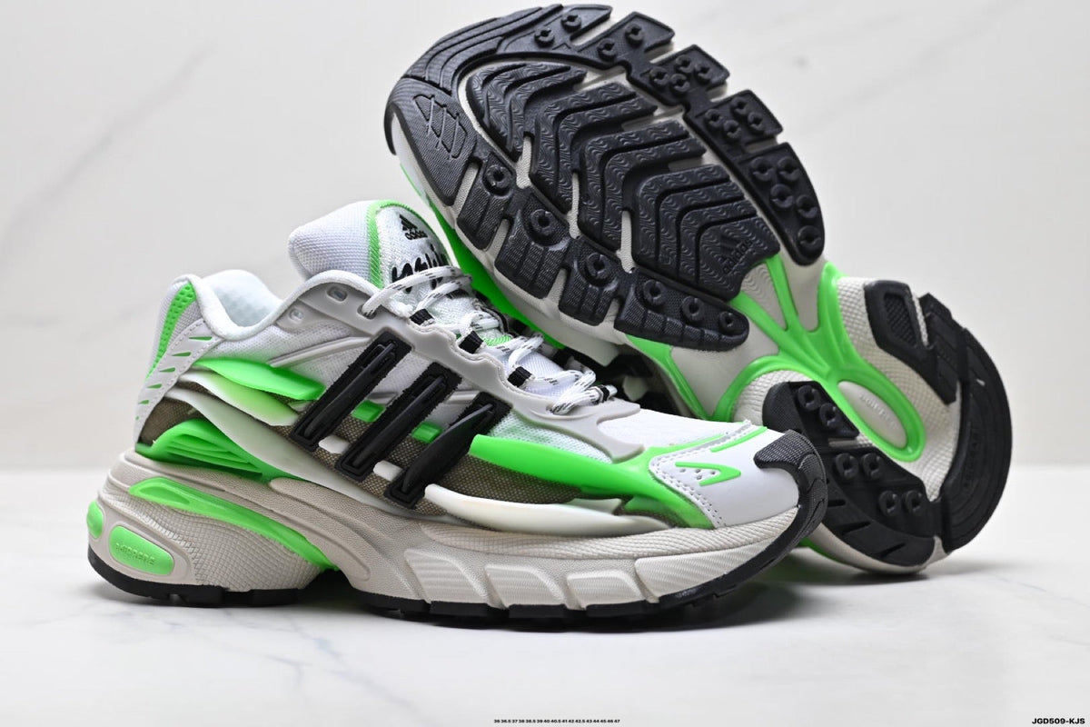 Exclusive Adidas K81801750 Unisex Dad Sneakers — Black/Green — Size EU 36 / US M4 / W5.5 / 23CM — Alternate View 10