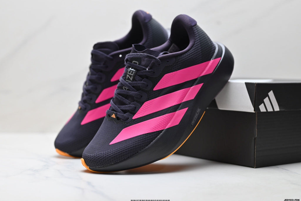Exclusive Adidas K81801550 Unisex Running Shoes #10 — White/Black/Gold — Size EU 36 / US M4 / W5.5 / 23CM — Alternate View 7