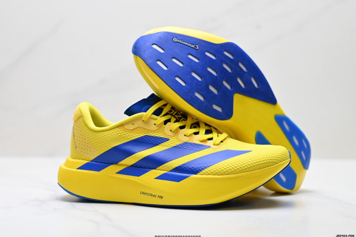 Exclusive Adidas K81801550 Unisex Running Shoes #10 — White/Black/Gold — Size EU 36 / US M4 / W5.5 / 23CM — Alternate View 17