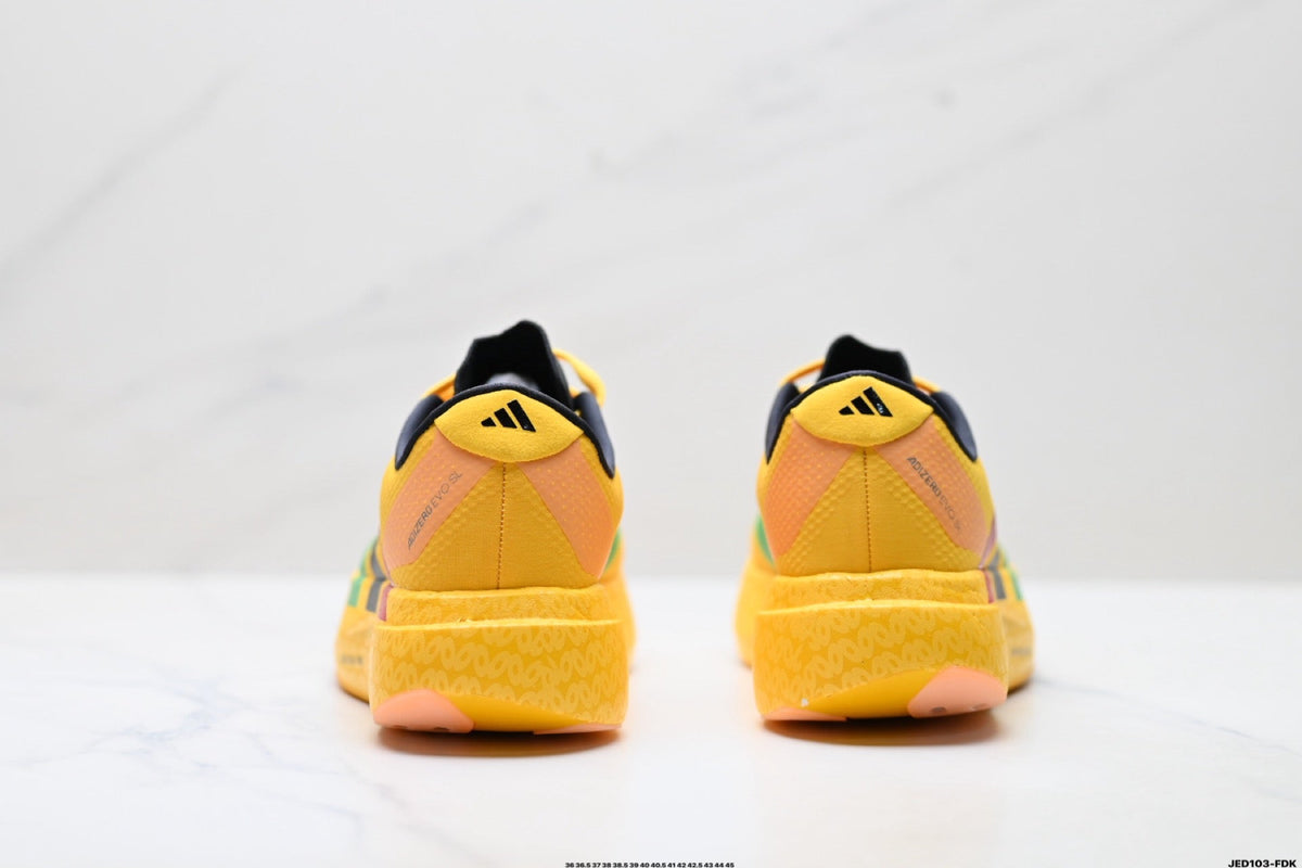 Exclusive Adidas K81801550 Unisex Running Shoes #10 — White/Black/Gold — Size EU 36 / US M4 / W5.5 / 23CM — Alternate View 21