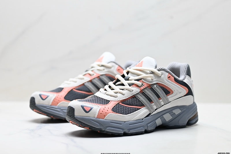 Exclusive Adidas K81801550 Unisex Running Shoes #9 — Grey/Coral — Size EU 36 / US M4 / W5.5 / 23CM — Alternate View 7