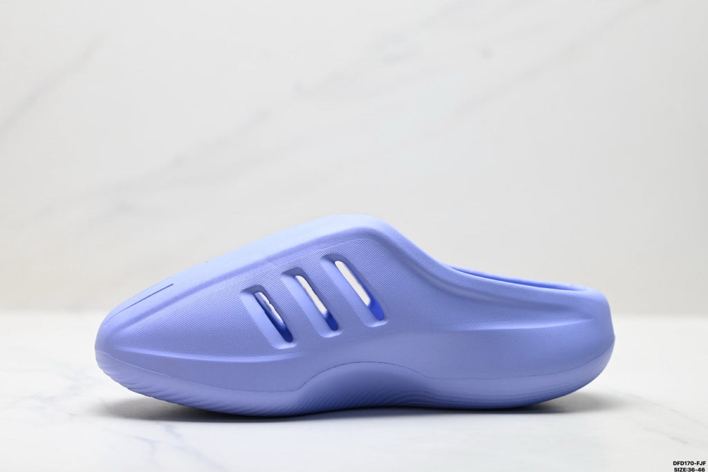 Exclusive Adidas K81801050 Unisex Clogs — Purple — Size EU 36 / US M4 / W5.5 / 23CM — Back View
