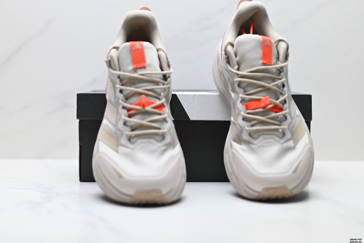 Exclusive Adidas K81801550 Unisex Running Shoes #8 — White/Grey — Size EU 36 / US M4 / W5.5 / 23CM — Alternate View 7