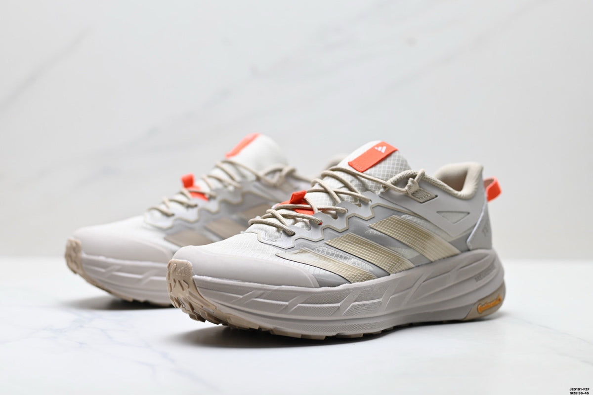 Exclusive Adidas K81801550 Unisex Running Shoes #8 — White/Grey — Size EU 36 / US M4 / W5.5 / 23CM — Alternate View 10