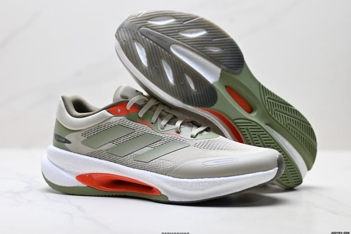 Exclusive Adidas K81801750 Men's Running Shoes #2 — White/Grey — Size EU 39 / US M6.5 / W8 / 24.5CM — Detail View
