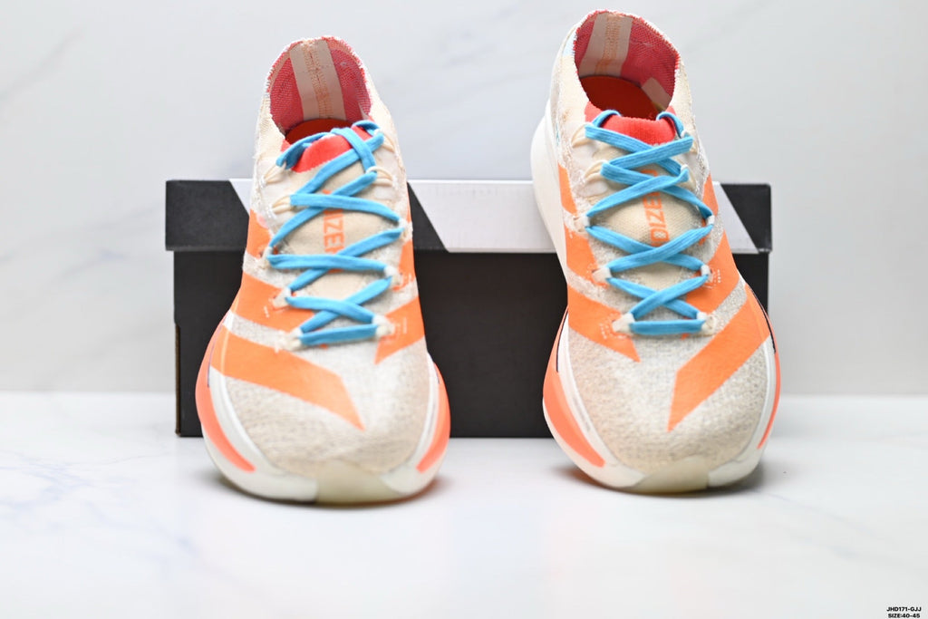 Exclusive Adidas K81801850 Men's Running Shoes — Grey/Coral — Size EU 40 / US M7 / W8.5 / 25CM — Alternate View 13