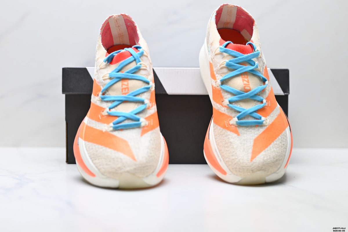 Exclusive Adidas K81801850 Men's Running Shoes — Grey/Coral — Size EU 40 / US M7 / W8.5 / 25CM — Alternate View 13