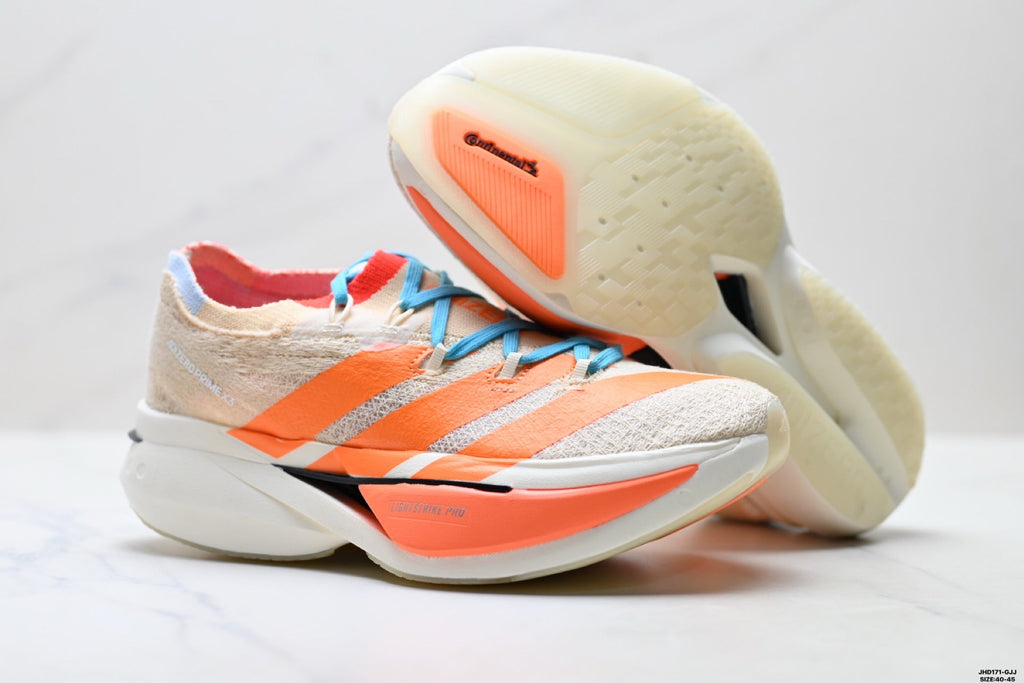 Exclusive Adidas K81801850 Men's Running Shoes — Grey/Coral — Size EU 40 / US M7 / W8.5 / 25CM — Alternate View 15