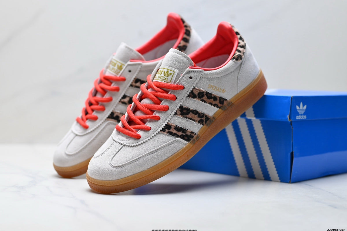 Exclusive Adidas K81801450 Unisex Casual Sneakers #3 — White/Red — Size EU 36 / US M4 / W5.5 / 23CM — Side View