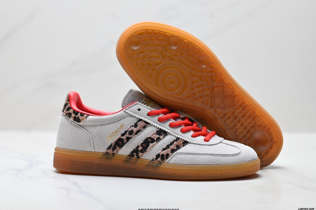 Exclusive Adidas K81801450 Unisex Casual Sneakers #3 — White/Red — Size EU 36 / US M4 / W5.5 / 23CM — Detail View