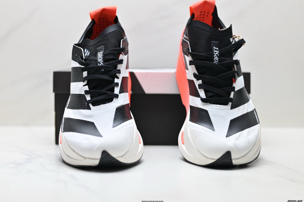 Exclusive Adidas K81801650 Men's Running Shoes #2 — Black/White — Size EU 40 / US M7 / W8.5 / 25CM — Alternate View 8
