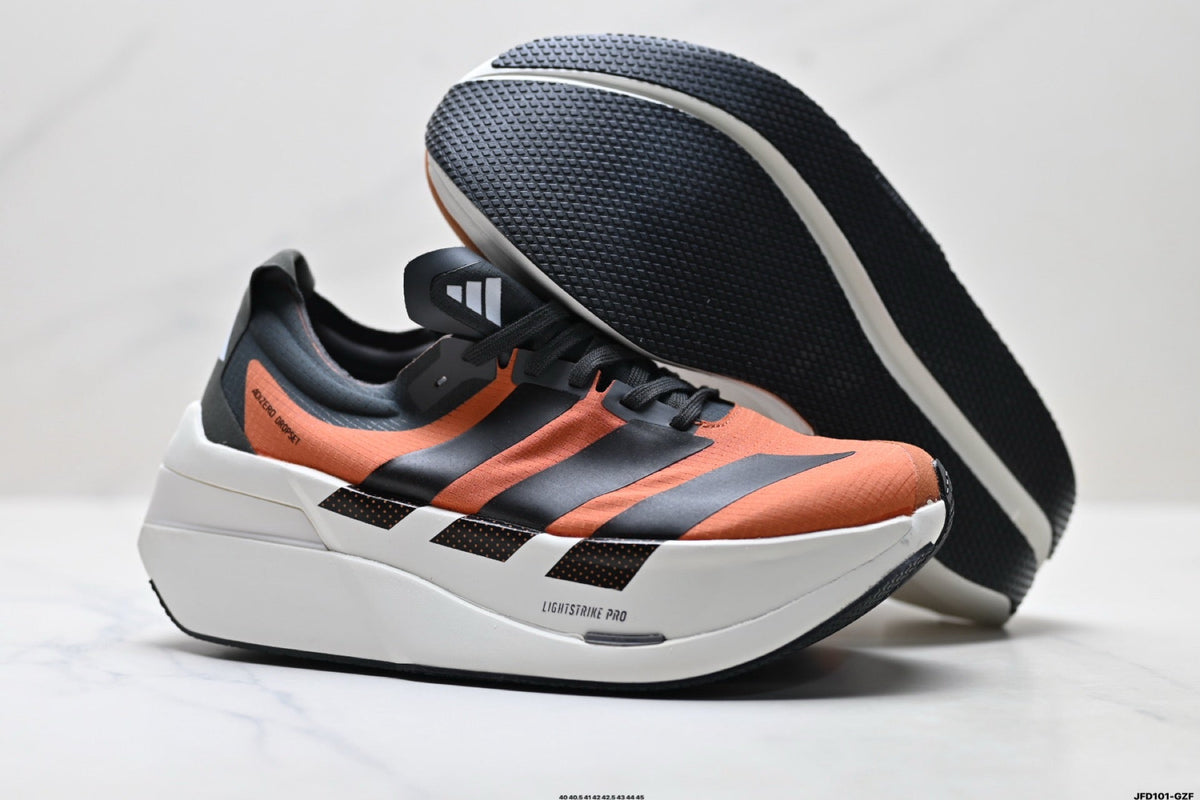 Exclusive Adidas K81801650 Men's Running Shoes #2 — Black/White — Size EU 40 / US M7 / W8.5 / 25CM — Alternate View 13