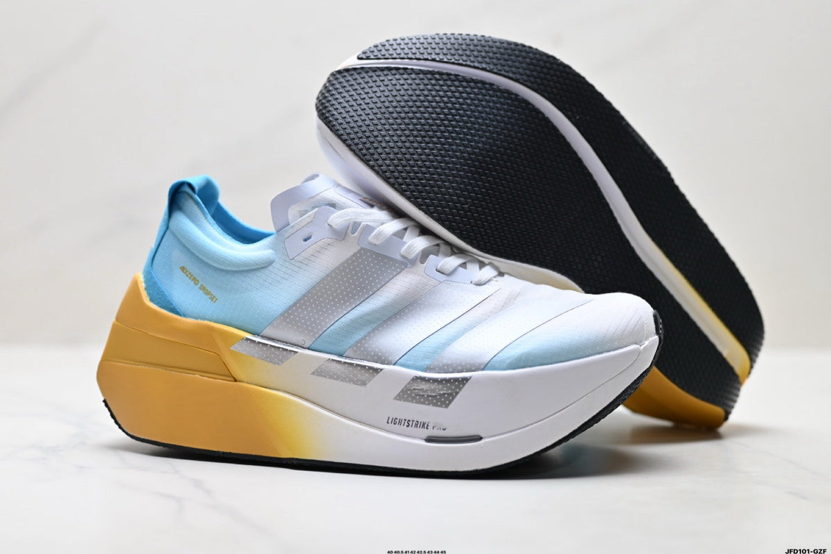 Exclusive Adidas K81801650 Men's Running Shoes #2 — Black/White — Size EU 40 / US M7 / W8.5 / 25CM — Alternate View 17