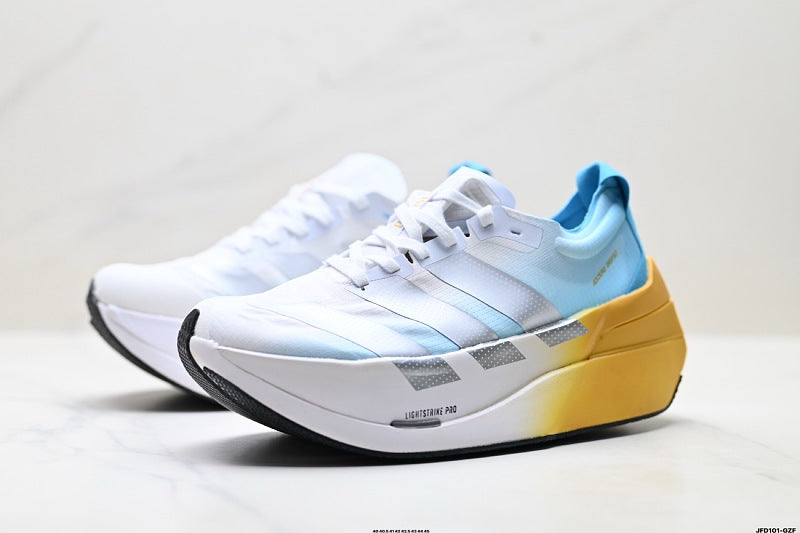 Exclusive Adidas K81801650 Men's Running Shoes #2 — Black/White — Size EU 40 / US M7 / W8.5 / 25CM — Alternate View 18