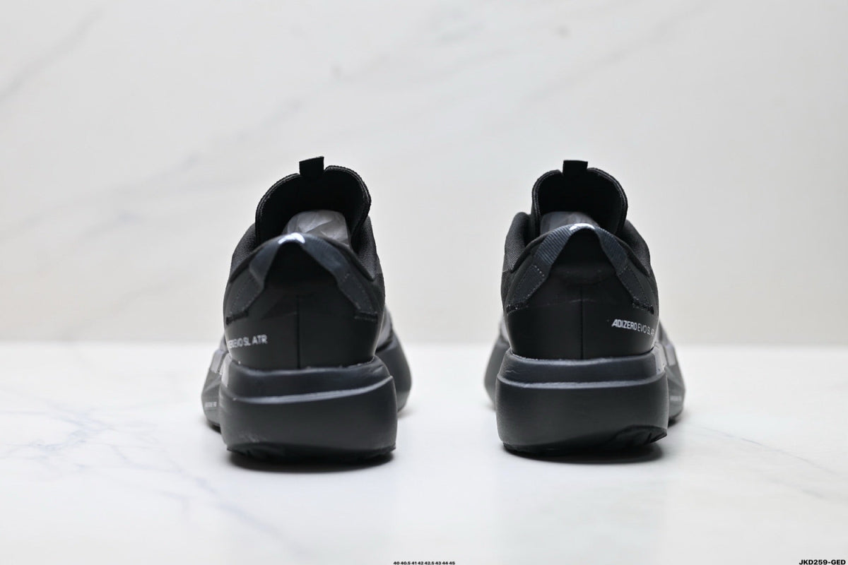 Exclusive Adidas K81801550 Men's Running Shoes #4 — Black/Grey — Size EU 40 / US M7 / W8.5 / 25CM — Top View